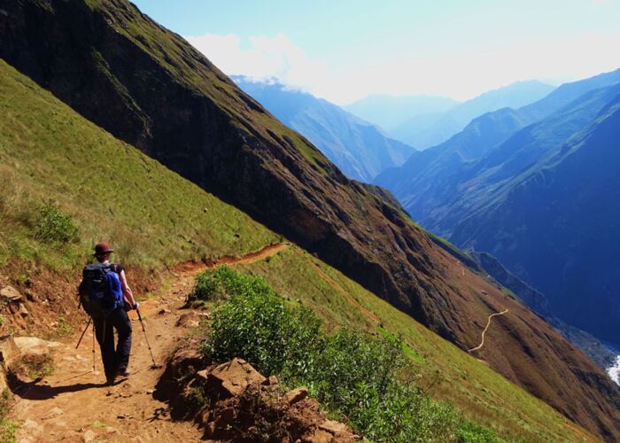 Eine der Top Trekkingtouren in Peru ist das Choquequirao Trekking