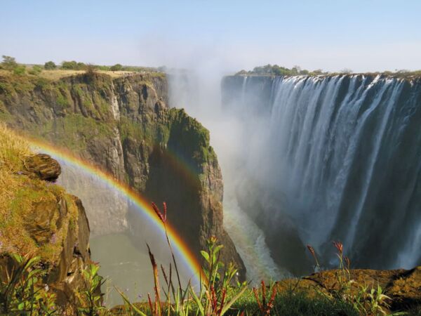 Ein Highlight in Zambia sind die Victoria Fälle