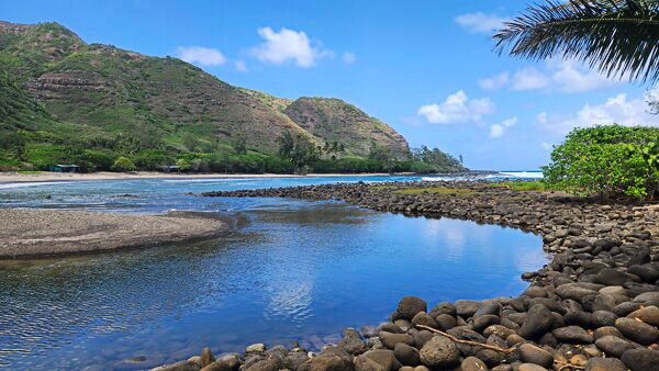 Unberührte Natur fernab von Touristen Hotspots ist ein Markenzeichen der Insel Molokai auf Hawaii.