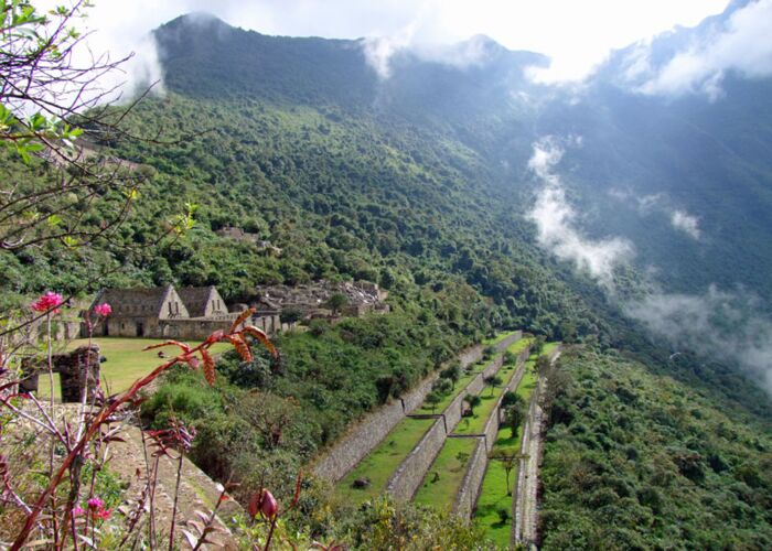 Nach unserem 5 tägigen Trekking erreichen wir glücklich unser Trekkingziel Choquequirao