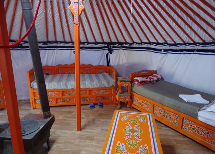 Wir übernachten auch in traditionellen komfortablen Jurten auf unserer Mongolei-Reise.