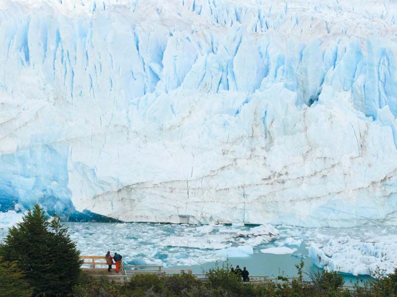 Der Perito Moreno Gletscher wächst und ist somit ein Naturschauspiel Argentiniens