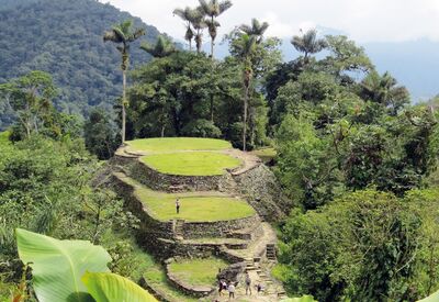 Mit einem mehrtägigen Trekking gelangen wir zur Ciudad Perdida