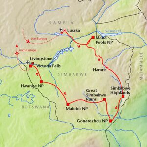 Victoria Falls, Mana Pools und Sambia Expedition