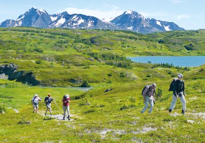 Beste Reisezeit für Trekkingreisen in Alaska ist von Juni bis August