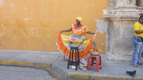 Im bunten Cartagena sollte man auf jeden Fall einen Markt besuchen