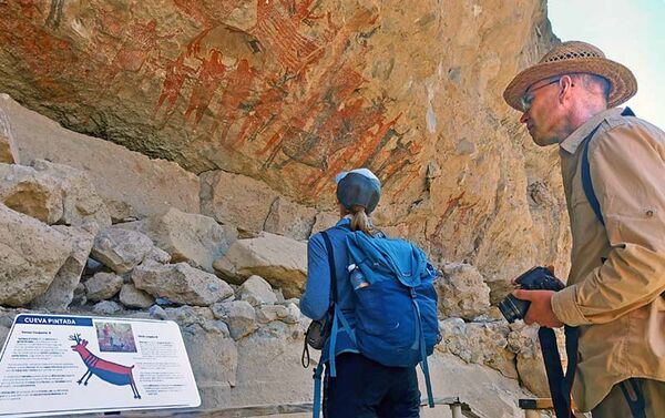 Die „Cueva Pintada“ gehört zum UNESCO-Welterbe