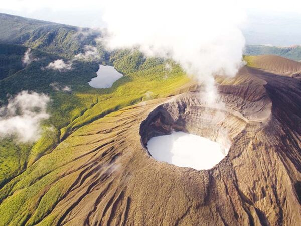 Der Vulkan rincon de la vieja liegt in der Region Guanacaste in Costa Rica